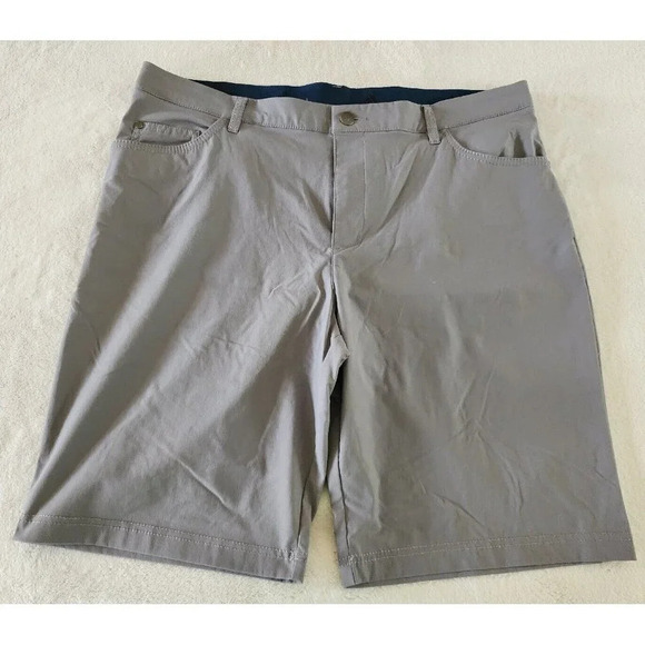 Adidas Mens Golf Shorts Size 38 Gray 10" Inseam Regular Fit - Picture 1 of 6